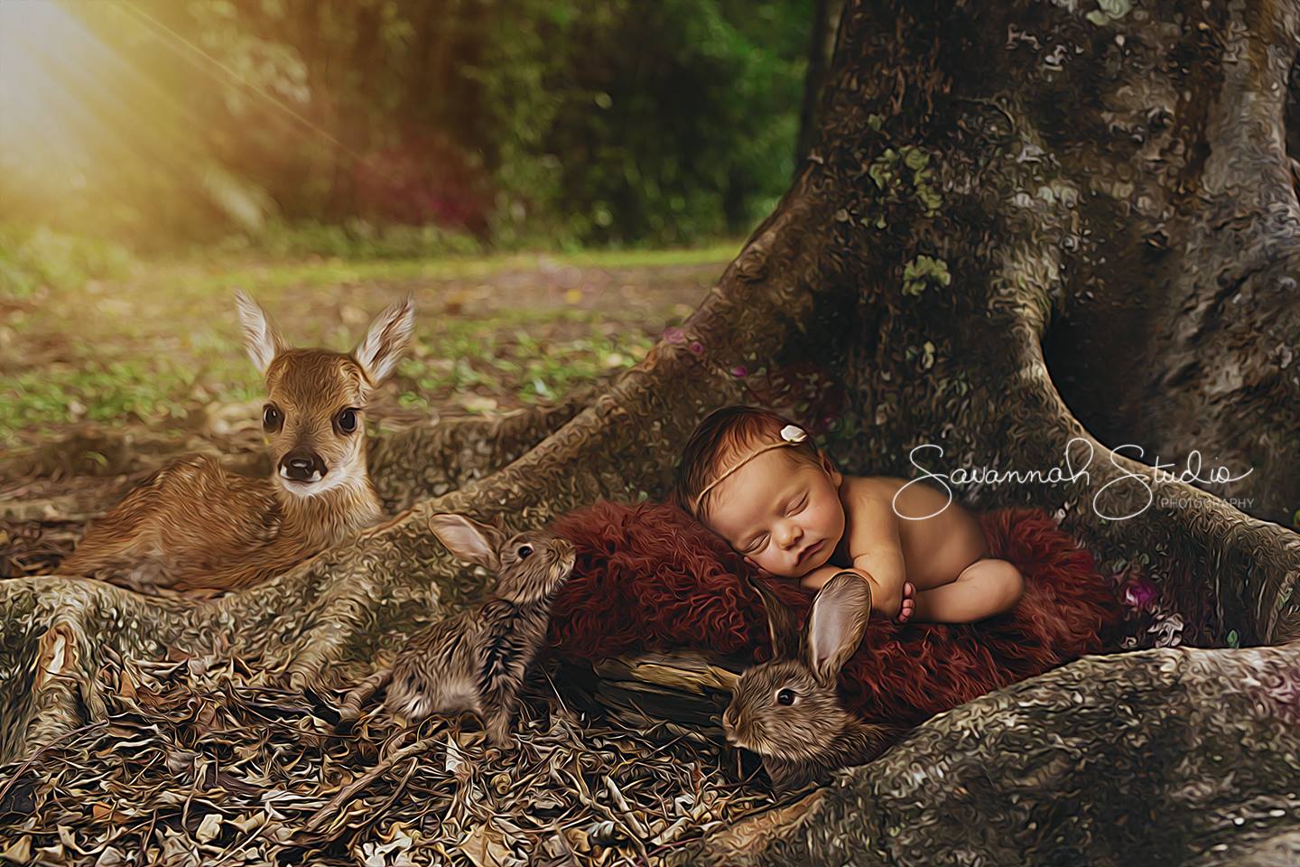 Cairns-newborn-photographer-outdoors-rainforest-1